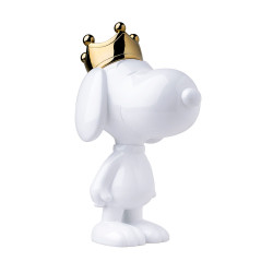 Snoopy Crown glossy white &...