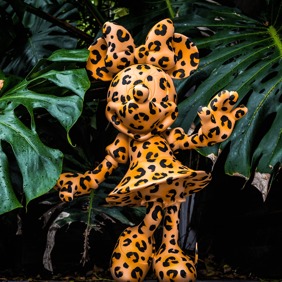 MINNIE WELCOME LEOPARD - MEDIUM
