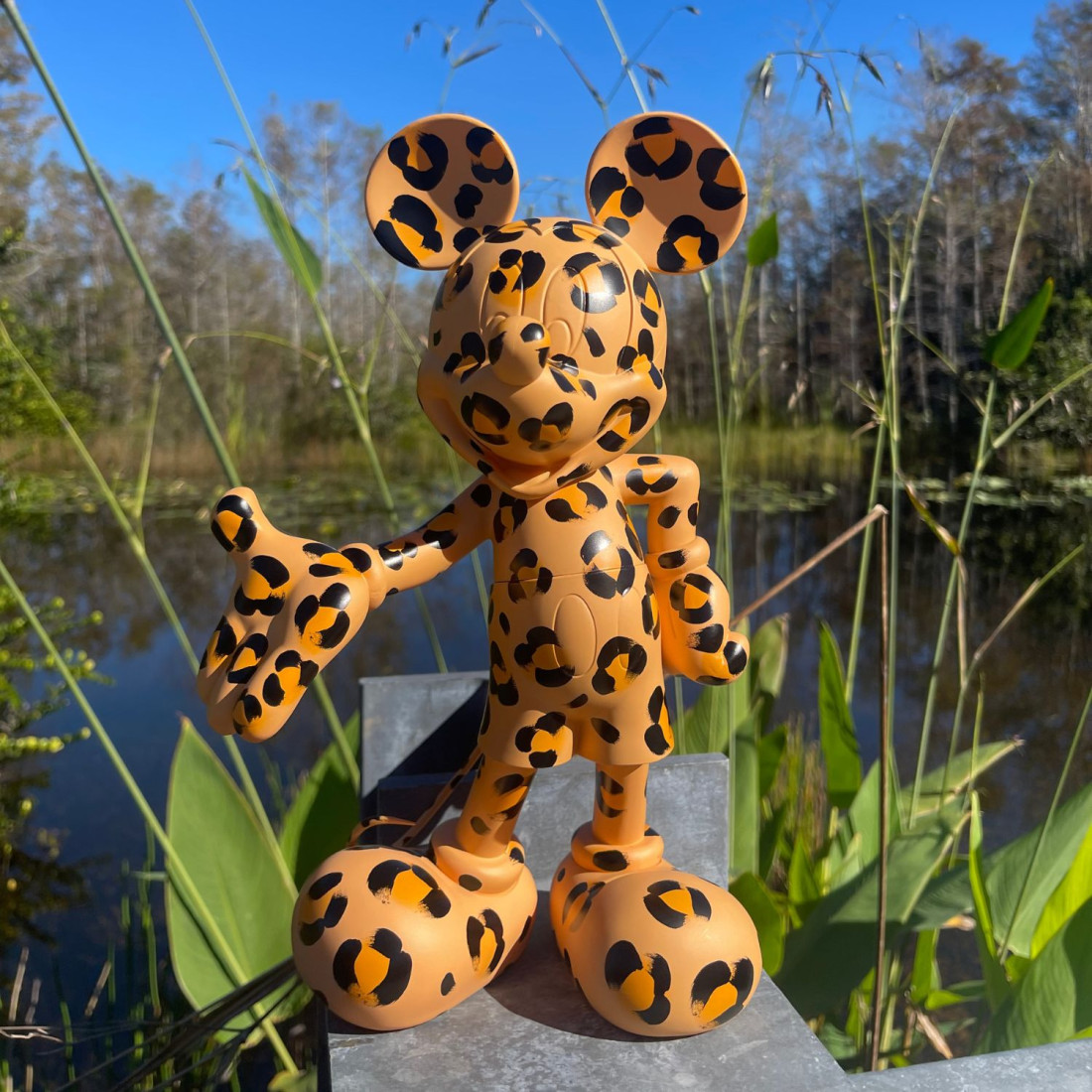MICKEY WELCOME LEOPARD - SMALL