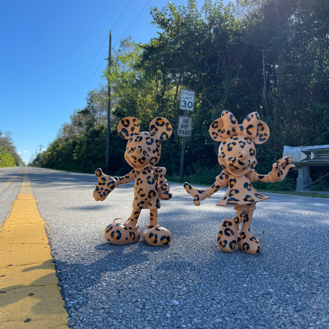 MINNIE WELCOME LEOPARD - SMALL