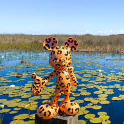 Mickey Welcome léopard - 60 cm