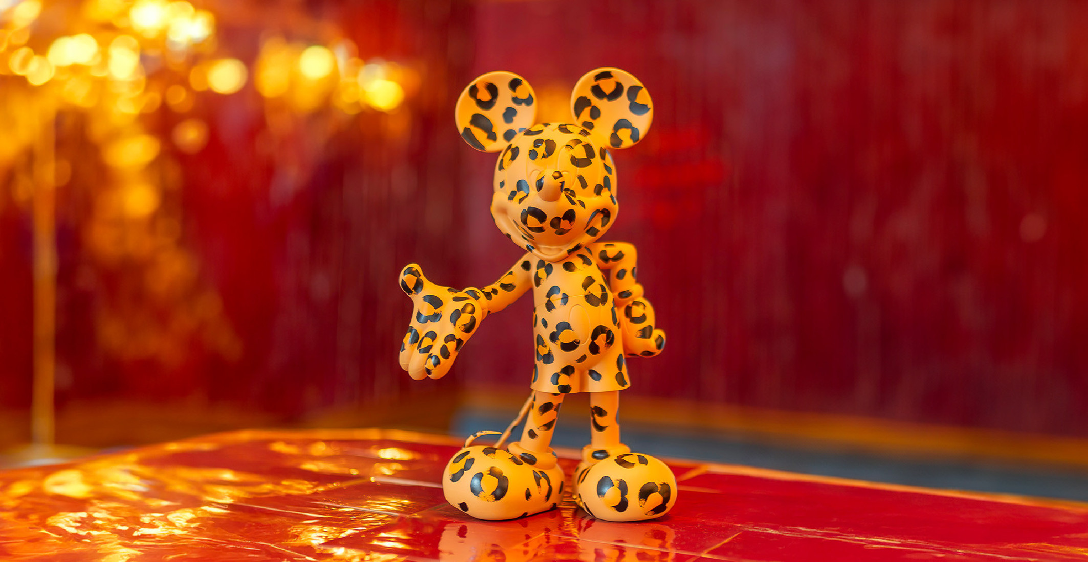 MICKEY WELCOME LEOPARD - SMALL