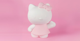HELLO KITTY ROBE - SMALL