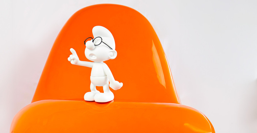 SCHTROUMPF À LUNETTES - SMALL 2