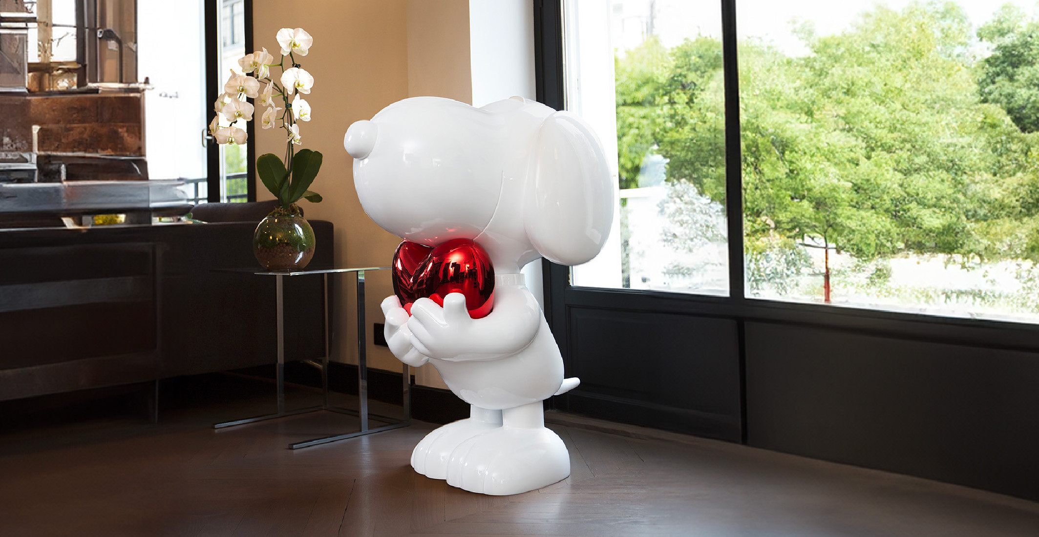 SNOOPY HEART - LARGE