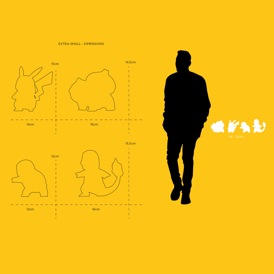 POKÉMON SET - EXTRA SMALL