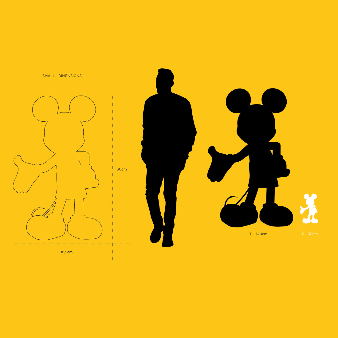 MICKEY WELCOME BICOLORE - SMALL