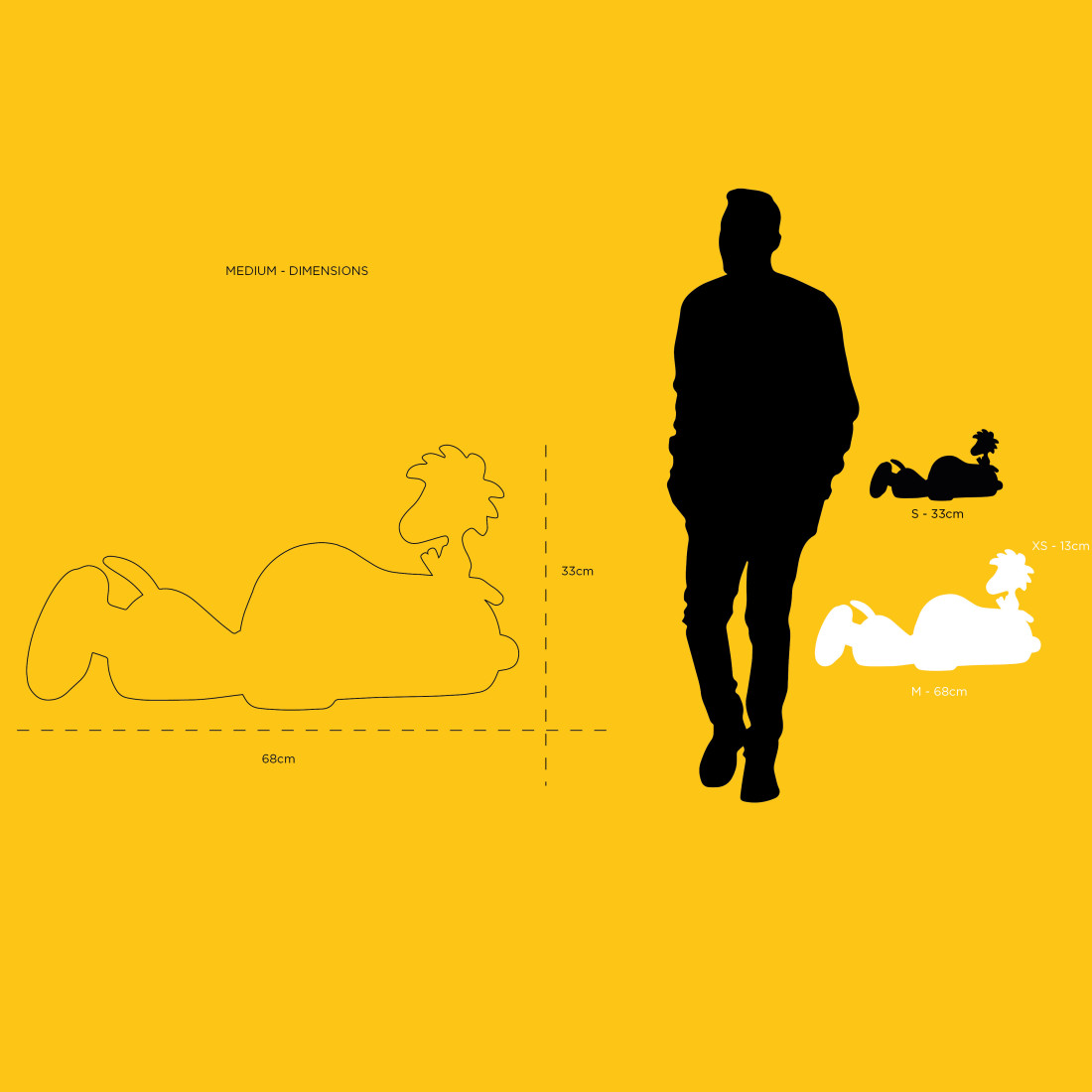 SNOOPY & WOODSTOCK - MEDIUM
