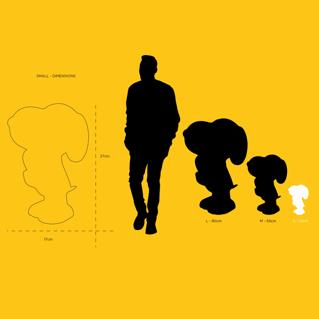 SNOOPY COEUR - SMALL