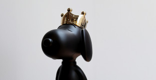 SNOOPY COURONNE BICOLORE - LARGE