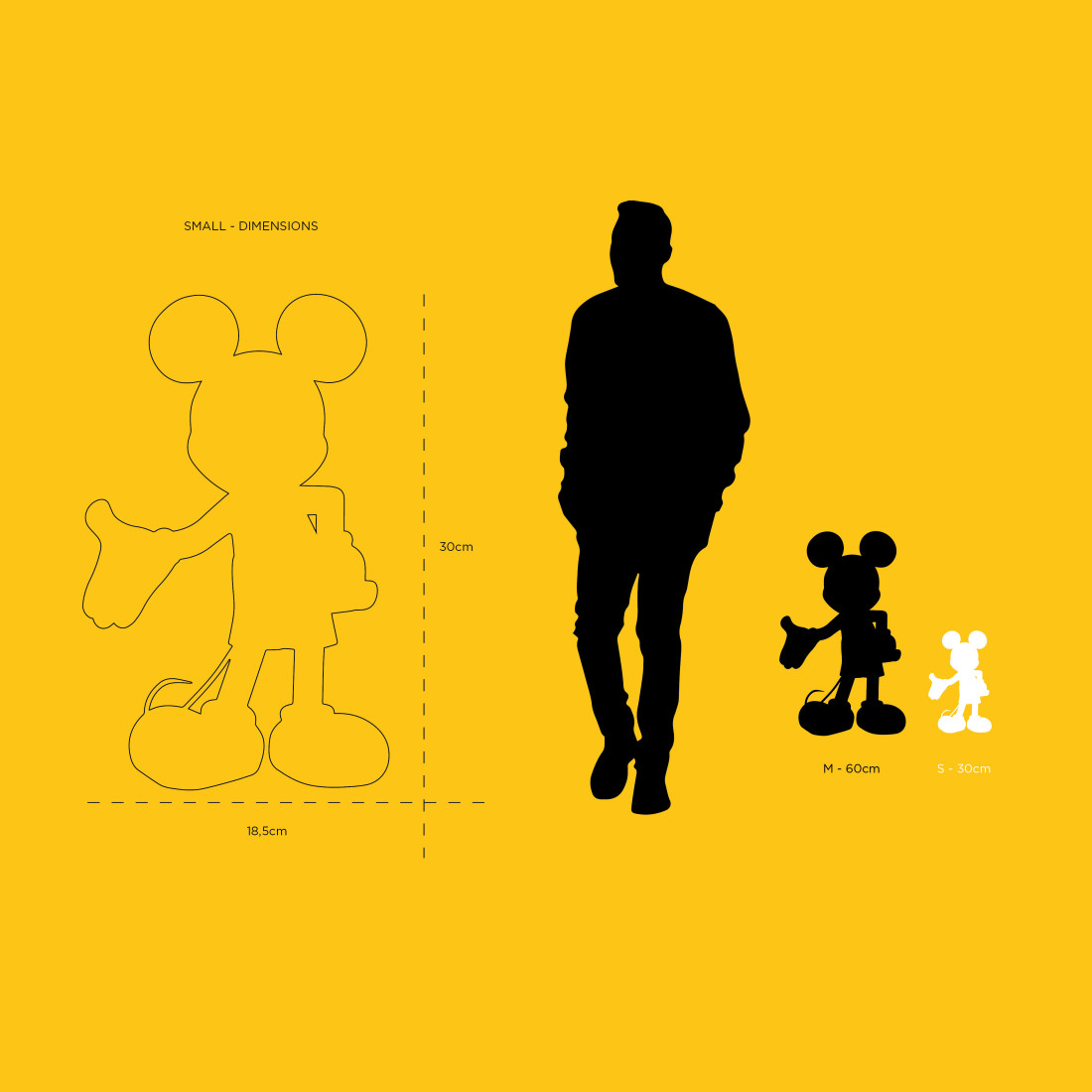MICKEY WELCOME LEOPARD - SMALL