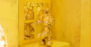 SMURF WALKER CHROMED GOLD - MEDIUM