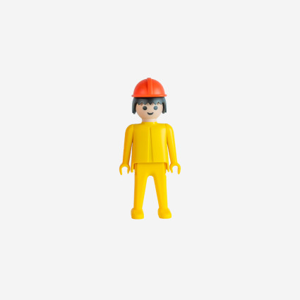 VINTAGE YELLOW WORKER - SMALL