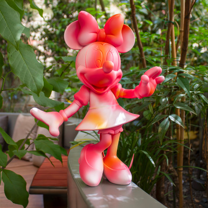 MINNIE WELCOME CLOUD - SMALL - BLANC & ORANGE