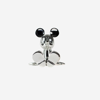 Sitting Mickey par Marcel Wanders Chromé Argent - 12 cm 2
