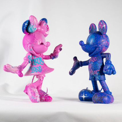 MINNIE WELCOME GRAFFITI - NASTY - MULTI - SMALL 2