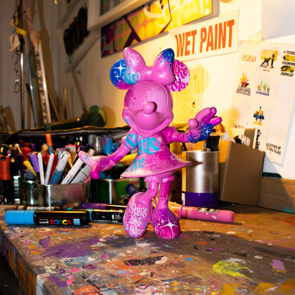 MINNIE WELCOME GRAFFITI - NASTY - MULTI - SMALL - ROSE 2