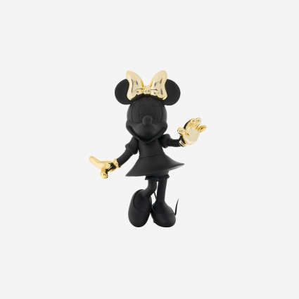 MINNIE WELCOME BICOLORE - SMALL - NOIR & OR