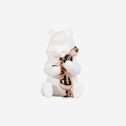WINNIE THE POOH & PIGLET - CHROMED PINK GOLD