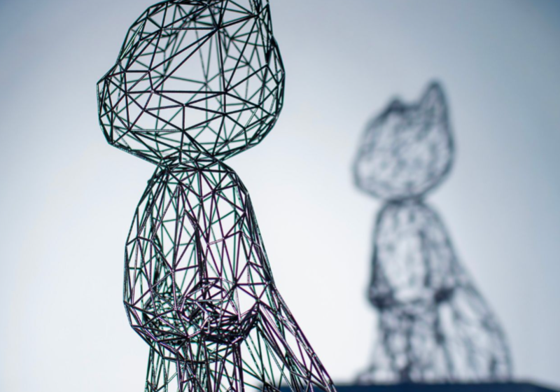PIXELS & WIRES: Mickey reimagined by Miguel Chevalier and Leblon Delienne