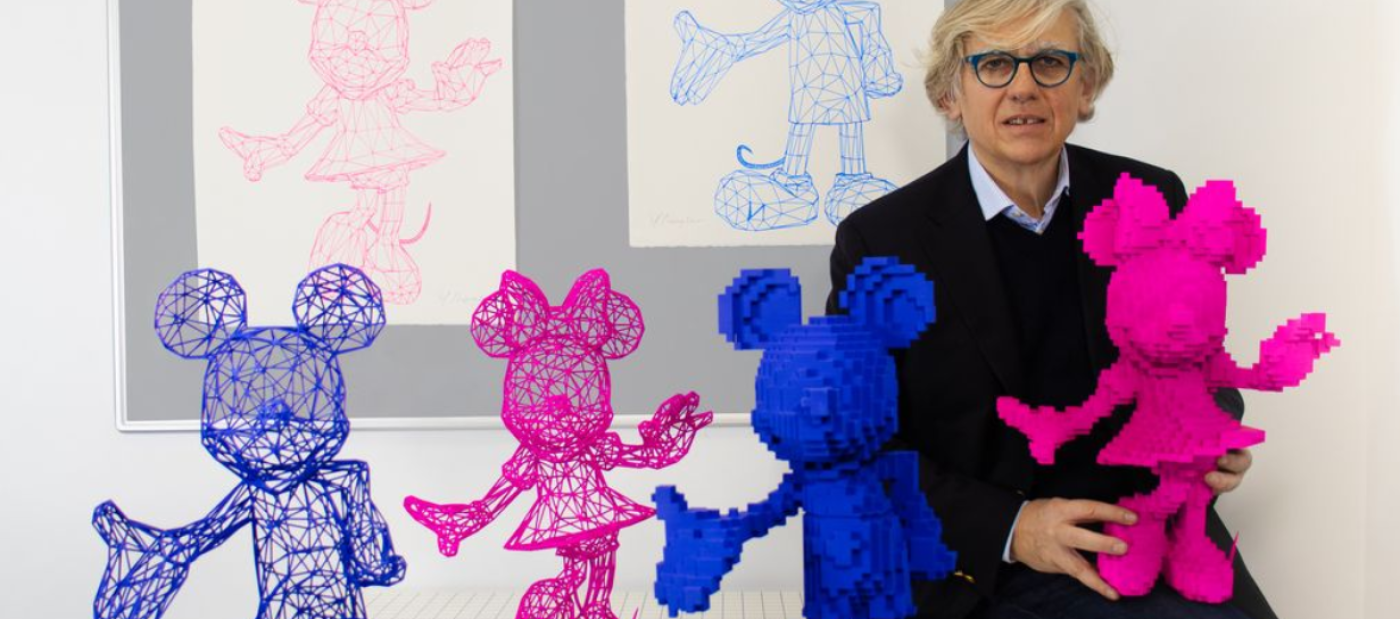 PIXELS & WIRES : Mickey réinventé par Miguel Chevalier et Leblon Delienne